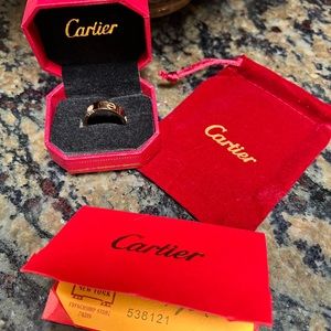 MAKE AN OFFER! Love Ring w Faux Diamonds 8.5 Luxury Style Like Ring Gold Tone!!!